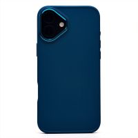 Чехол для Apple iPhone 16 Plus силиконовый матовый №6 <синий> ― Оптовый PromiseMobile