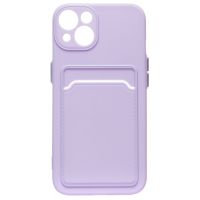 Чехол для Apple iPhone 13 силиконовый с картхолдером №6 <фиолетовый> ― Оптовый PromiseMobile