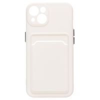Чехол для Apple iPhone 13 силиконовый с картхолдером №6 <белый> ― Оптовый PromiseMobile