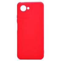 Чехол для Realme C30 (RMX3581), Narzo 50i Prime (RMX3506) силиконовый матовый №8 <красный> ― Оптовый PromiseMobile