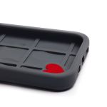 Чехол для Apple iPhone 12, iPhone 12 Pro силиконовый 3D сердце <серый>