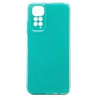 Чехол для Xiaomi Redmi Note 11, Redmi Note 11S силиконовый с блестками №3 <мятный> ― Оптовый PromiseMobile