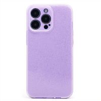 Чехол для Apple iPhone 13 Pro силиконовый с блестками №3 <светло-фиолетовый> ― Оптовый PromiseMobile