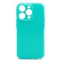 Чехол для Apple iPhone 14 Pro силиконовый с блестками №3 <мятный> ― Оптовый PromiseMobile