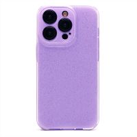 Чехол для Apple iPhone 15 Pro силиконовый с блестками №3 <светло-фиолетовый> ― Оптовый PromiseMobile