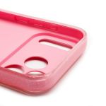 Чехол для Apple iPhone 17 Pro Max, iPhone 18 Pro Max силиконовый с блестками №3 <светло-розовый>