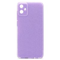 Чехол для Samsung SM-A055F (Galaxy A05) силиконовый с блестками №3 <светло-фиолетовый> ― Оптовый PromiseMobile