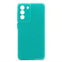 Чехол для Samsung SM-G990B (Galaxy S21 FE) силиконовый с блестками №3 <мятный> ― Оптовый PromiseMobile