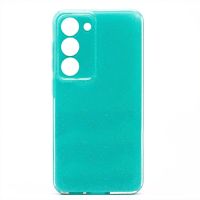 Чехол для Samsung SM-S911B (Galaxy S23) силиконовый с блестками №3 <мятный> ― Оптовый PromiseMobile