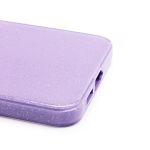 Чехол для Samsung SM-S926B (Galaxy S24 Plus) силиконовый с блестками №3 <светло-фиолетовый>