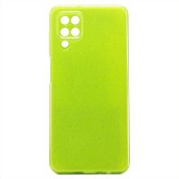 Чехол для Samsung SM-A125F (Galaxy A12), A127F (Galaxy A12 Nacho) силиконовый с блестками №3 <светло-зеленый> ― Оптовый PromiseMobile