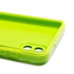 Чехол для Samsung SM-A125F (Galaxy A12), A127F (Galaxy A12 Nacho) силиконовый с блестками №3 <светло-зеленый>