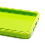Чехол для Samsung SM-A125F (Galaxy A12), A127F (Galaxy A12 Nacho) силиконовый с блестками №3 <светло-зеленый>
