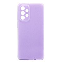 Чехол для Samsung SM-A336B (Galaxy A33 5G) силиконовый с блестками №3 <светло-фиолетовый> ― Оптовый PromiseMobile
