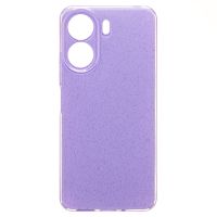 Чехол для Xiaomi Poco C65 (2310FPCA4G) силиконовый с блестками №3 <светло-фиолетовый> ― Оптовый PromiseMobile
