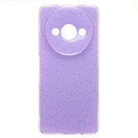Чехол для Xiaomi Redmi A3 (23129RN51X) силиконовый с блестками №3 <светло-фиолетовый> ― Оптовый PromiseMobile