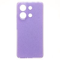 Чехол для Xiaomi Redmi Note 13 (23124RA7EO) силиконовый с блестками №3 <светло-фиолетовый> ― Оптовый PromiseMobile