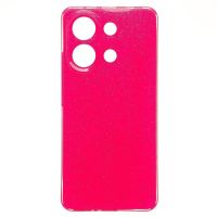 Чехол для Xiaomi Redmi Note 13 (23124RA7EO) силиконовый с блестками №3 <розовый> ― Оптовый PromiseMobile