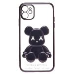 Чехол для Apple iPhone 11 силиконовый Мишка №2 <черный>