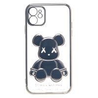 Чехол для Apple iPhone 11 силиконовый Мишка №2 <серебристый> ― Оптовый PromiseMobile