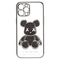 Чехол для Apple iPhone 12 Pro Max силиконовый Мишка №2 <серебристый> ― Оптовый PromiseMobile