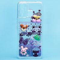 Чехол для Infinix Hot 12 Play (X6816D) силиконовый 3D игрушки <фиолетовый> ― Оптовый PromiseMobile