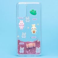 Чехол для Samsung SM-A047F (Galaxy A04s) силиконовый 3D игрушки <розовый> ― Оптовый PromiseMobile