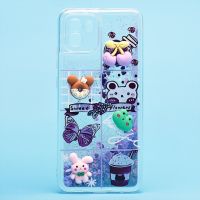 Чехол для Samsung SM-A035F (Galaxy A03) силиконовый 3D игрушки <фиолетовый> ― Оптовый PromiseMobile