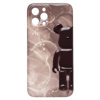 Чехол для Apple iPhone 12 Pro Max силиконовый Мишка №3 <бордовый> ― Оптовый PromiseMobile