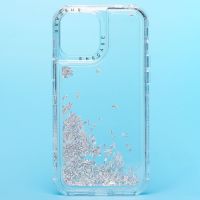 Чехол для Apple iPhone 12 Pro Max силиконовый с блестками №4 <серебристый> ― Оптовый PromiseMobile