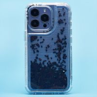 Чехол для Apple iPhone 13 Pro силиконовый с блестками №4 <черный> ― Оптовый PromiseMobile