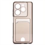 Чехол для Infinix Hot 40i (X6528B) силиконовый с картхолдером №7 <черный>