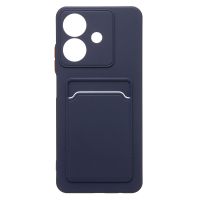 Чехол для Realme Note 60 силиконовый с картхолдером №9 <темно-синий> ― Оптовый PromiseMobile