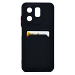 Чехол для Infinix Smart 9 (X6532) силиконовый с картхолдером №9 <черный>