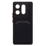 Чехол для Infinix Zero 30 5G (X6731) силиконовый с картхолдером №9 <черный>