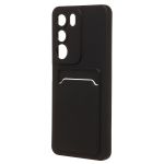 Чехол для Realme C71 (RMX5303) силиконовый с картхолдером №9 <черный>
