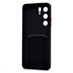 Чехол для Realme C75 (RMX3941) силиконовый с картхолдером №9 <черный>