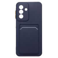 Чехол для Samsung SM-A266B (Galaxy A26 5G) силиконовый с картхолдером №9 <темно-синий> ― Оптовый PromiseMobile