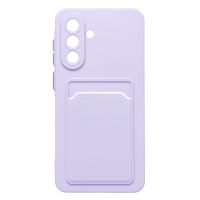 Чехол для Samsung SM-A366B (Galaxy A36 5G), A566B (A56 5G) силиконовый с картхолдером №9 <светло-фиолетовый> ― Оптовый PromiseMobile