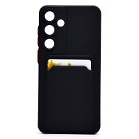Чехол для Samsung SM-S936B (Galaxy S25 Plus) силиконовый с картхолдером №9 <черный> ― Оптовый PromiseMobile