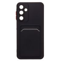 Чехол для Samsung SM-A166B (Galaxy A16 5G) силиконовый с картхолдером №9 <черный> ― Оптовый PromiseMobile