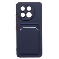 Чехол для Tecno Spark 30 Pro (KL7) силиконовый с картхолдером №9 <темно-синий> ― Оптовый PromiseMobile