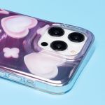 Чехол для Apple iPhone 14 Pro Max силиконовый (рис. 339) <розовый>