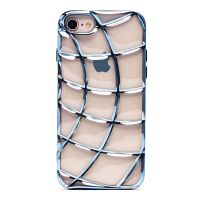 Чехол для Apple iPhone 7, 8, SE 2020, SE 2022 силиконовый серия чешуя <синий> ― Оптовый PromiseMobile