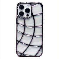 Чехол для Apple iPhone 15 Pro Max силиконовый серия чешуя <черный> ― Оптовый PromiseMobile