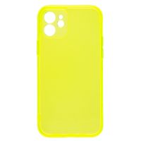 Чехол для Apple iPhone 12 силиконовый глянцевый №3 <желтый> ― Оптовый PromiseMobile