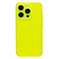 Чехол для Apple iPhone 15 Pro силиконовый глянцевый №3 <желтый> ― Оптовый PromiseMobile