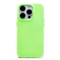 Чехол для Apple iPhone 15 Pro силиконовый матовый №10 <зеленый> ― Оптовый PromiseMobile
