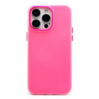 Чехол для Apple iPhone 15 Pro Max силиконовый матовый №10 <розовый> ― Оптовый PromiseMobile