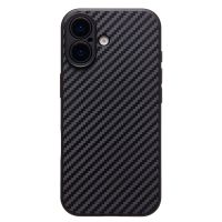 Чехол для Apple iPhone 17 силиконовый вставка под карбон <черный> ― Оптовый PromiseMobile